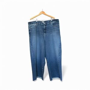Good American Blue Wide Leg Jeans